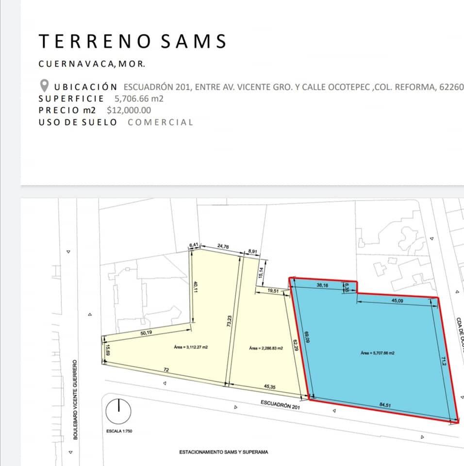 TERRENO COMERCIA, CUERNAVACA MORELOS